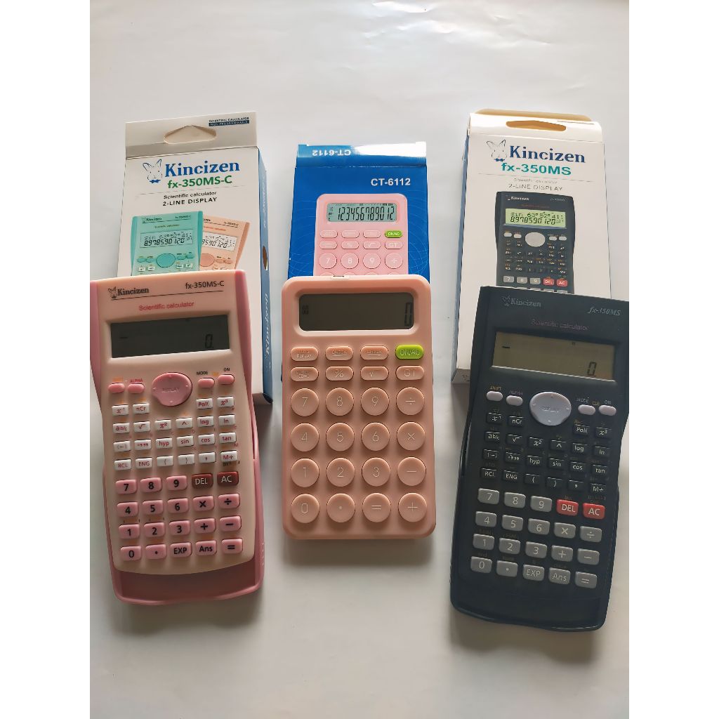 

Kalkulator Sekolah / Kalkulator Scientific / Kalkulator Ilmiah 240 Fungsi Merk Kincizen