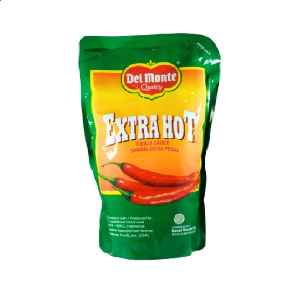 

Delmonte Saos sambel hot /extra hot / chilli sauce / kemasan 1kg