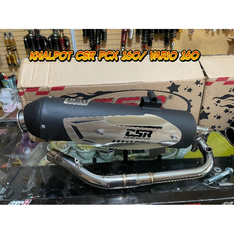 Knalpot Csr pcx 160 vario 160 original / Knalpot Csr Racing mufler pcx 160/vario 160 ori