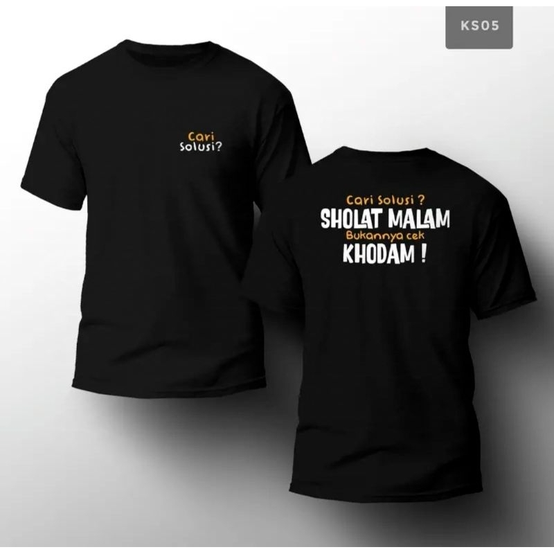 KAOS ATASAN CARI SOLUSI SHOLAT MALAM BUKANYA CEK KH0DAM