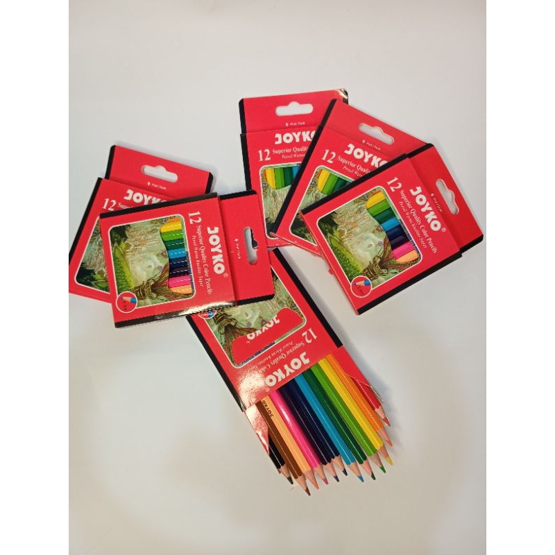 

Pensil Warna Joyko 12 / Persil mewarnai 12 pendek