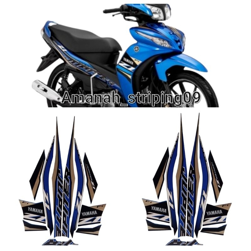 Lish stiker motor HONDA JUPITER Z1 2021 warna biru