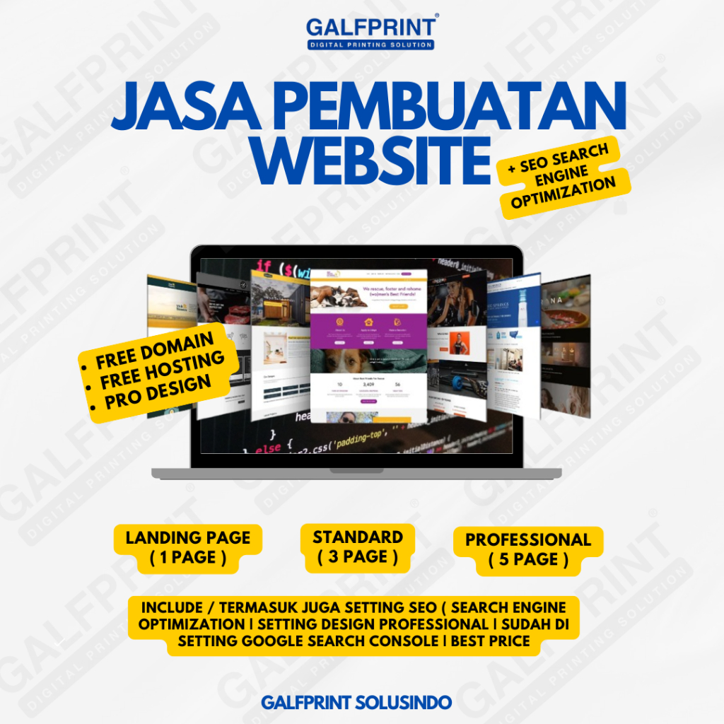 

GALFPRINT JASA DESIGN PEMBUATAN WEBSITE CUSTOM FULL BRANDING
