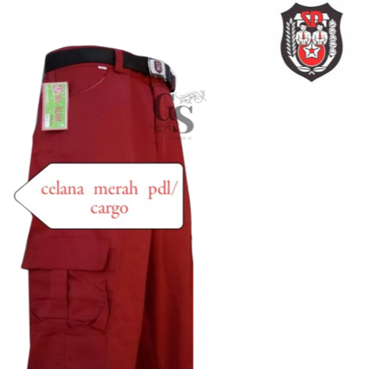 CELANA MERAH SD PANJANG GEMBOL CELANA SD PANJANG MODEL CARGO