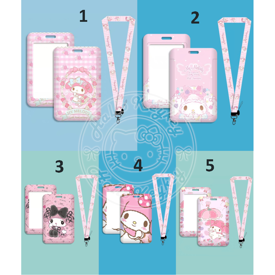 

name tag id pass card holder hardcase lanyard melody