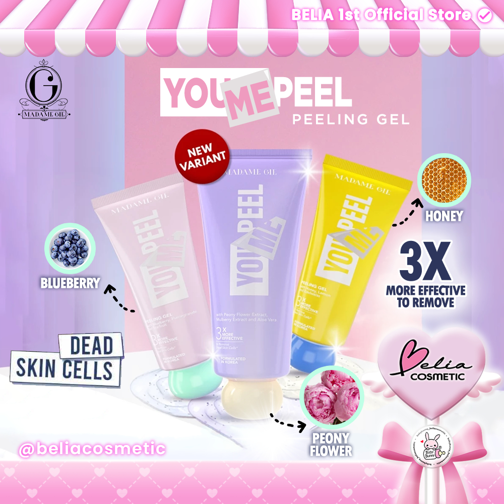 ❤ BELIA ❤ MADAME GIE You Peel Me 100g | Peeling Gel | 3X More Effective Blueberry / Honey