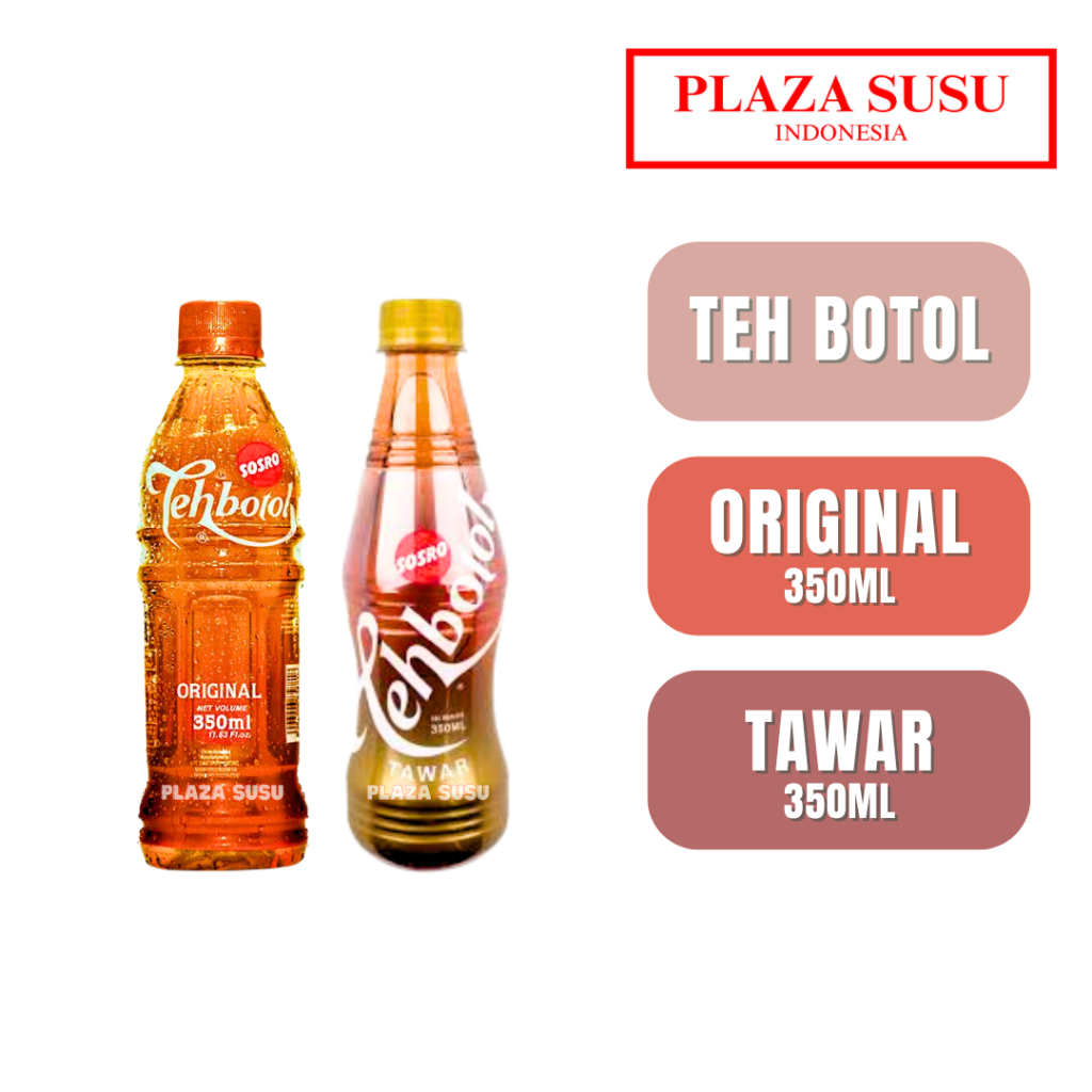 

MINUMAN TEH BOTOL SOSRO RASA ORIGINAL TEH TAWAR 350ML BOTOL