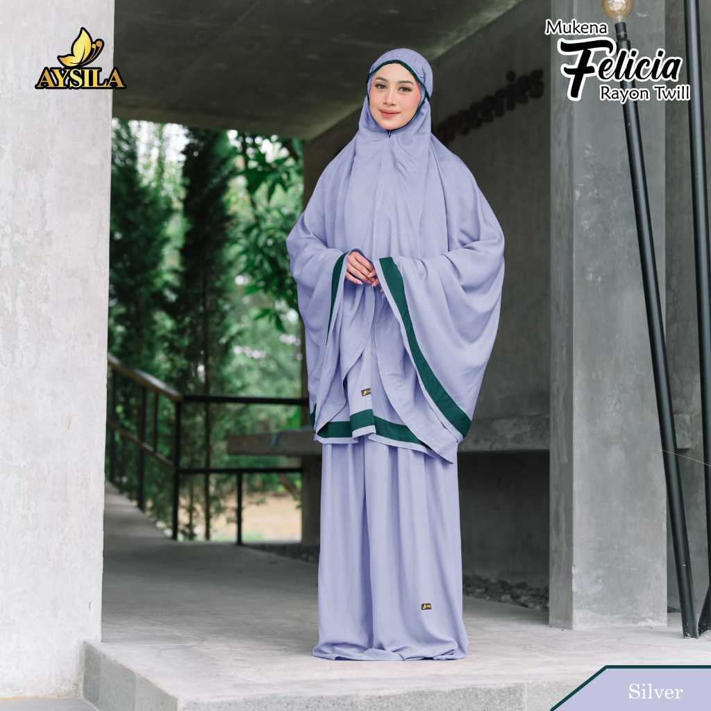 Mukena Felicia by Aysila bahan Rayon Twill