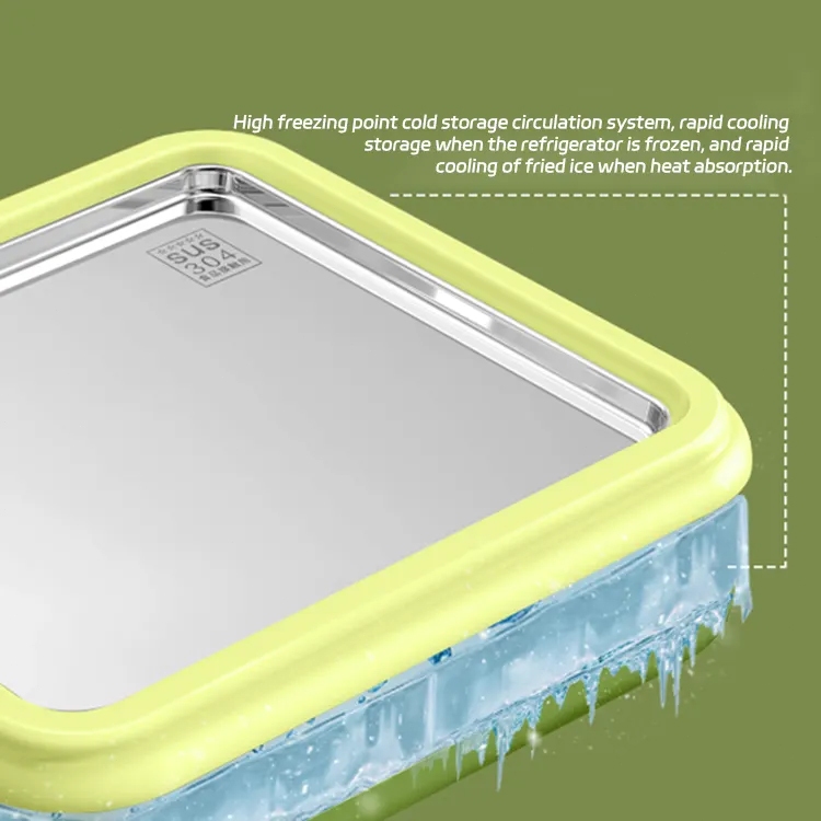 Ay00 Mesin Es Goreng Mesin Pembuat Es Krim Goreng Pembuat Es Krim DIY Baki Es Goreng Ice Cream Roll