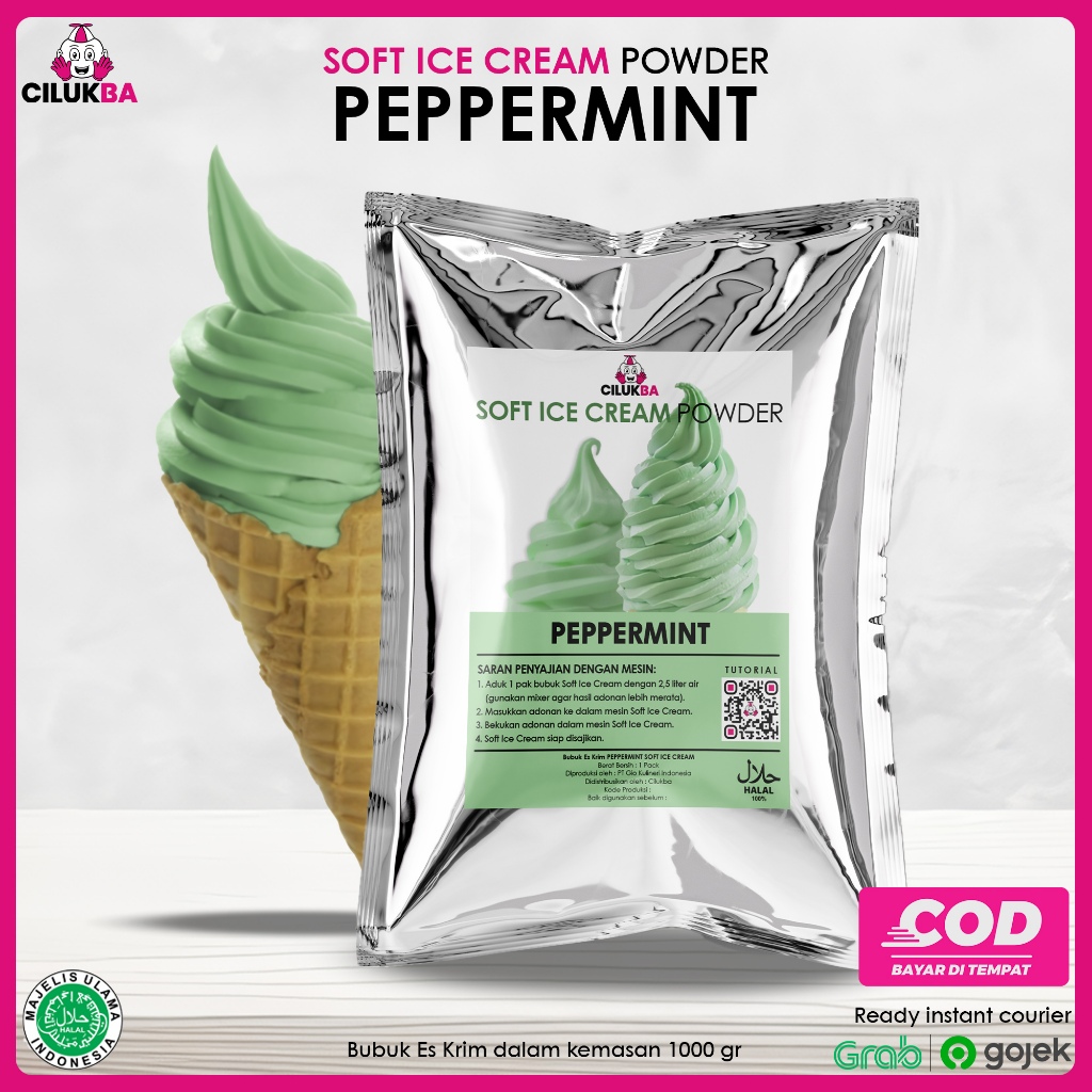 

Cilukba Bubuk Soft Ice Cream Peppermint 1kg / Pembuatan Dengan Mesin