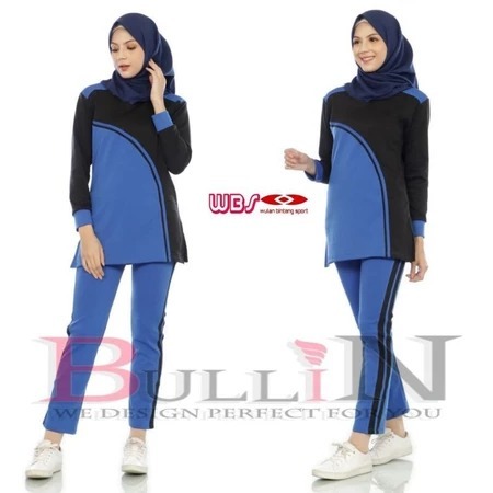 Setelan Senam Jumbo Wanita | Set Tunik Malika Panjang
