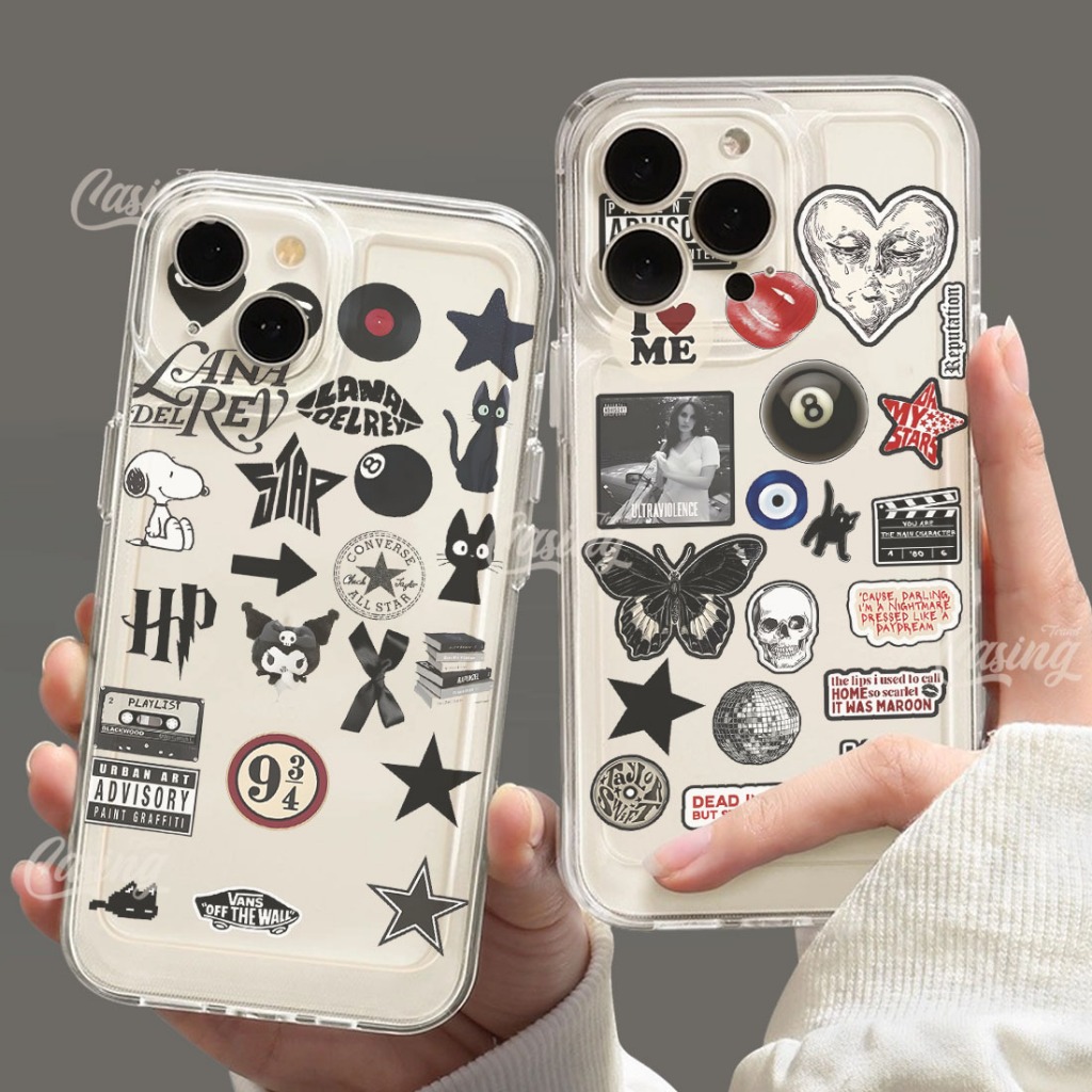 Casing Trand - SoftCase Clear Ready For Oppo A15 A15s A5s A7 A12 A17K A38 A58 A16 Reno 11F 12 12F A1