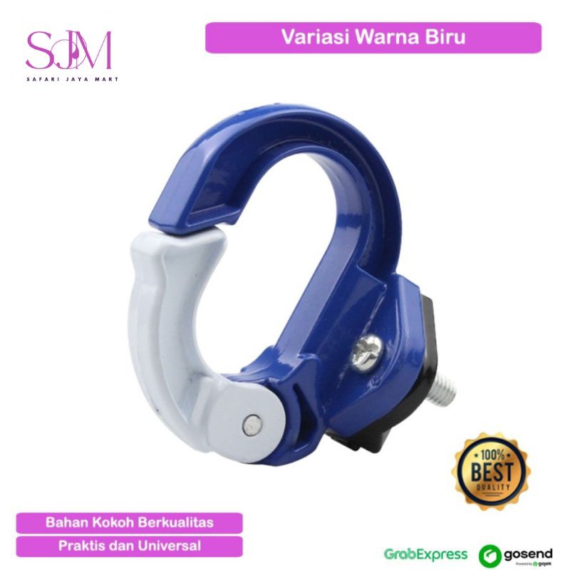 Gantungan Bagasi Motor Variasi Kuat 1 Kait Cantolan Hook Bulat Gantung Motor Matik iniCantol Barang 
