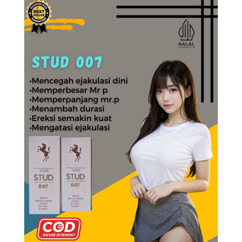 SUPER STUD-007 USA CREAM PEMBESAR MR.P PRIA KUAT TAHAN LAMA 100% ORIGINAL OBAT KUAT PALING AMPUH