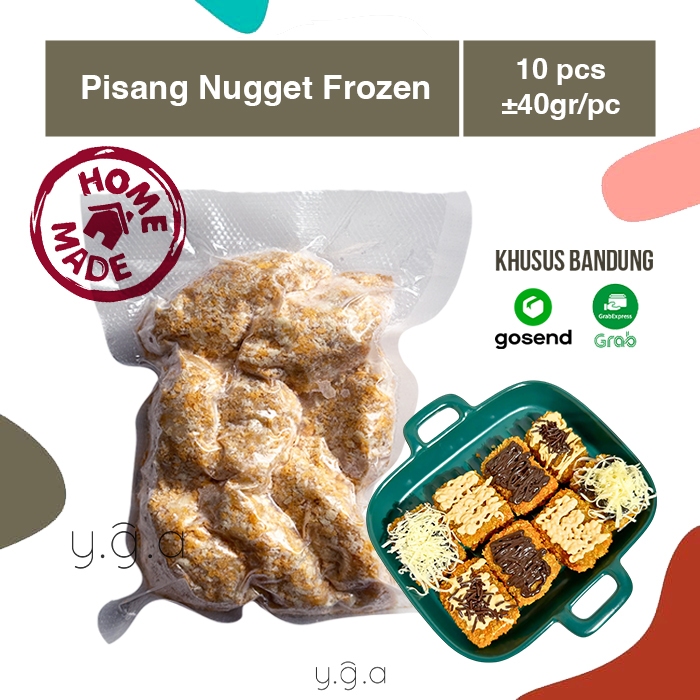 

Homemade Pisang Nugget Frozen 10 pcs / Pisang Nuget Beku