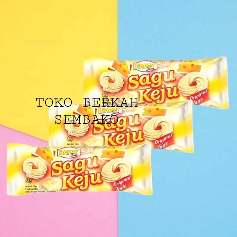 

(PACK) Sagu KEJU Happy Time Original Taste Isi 20Pcs