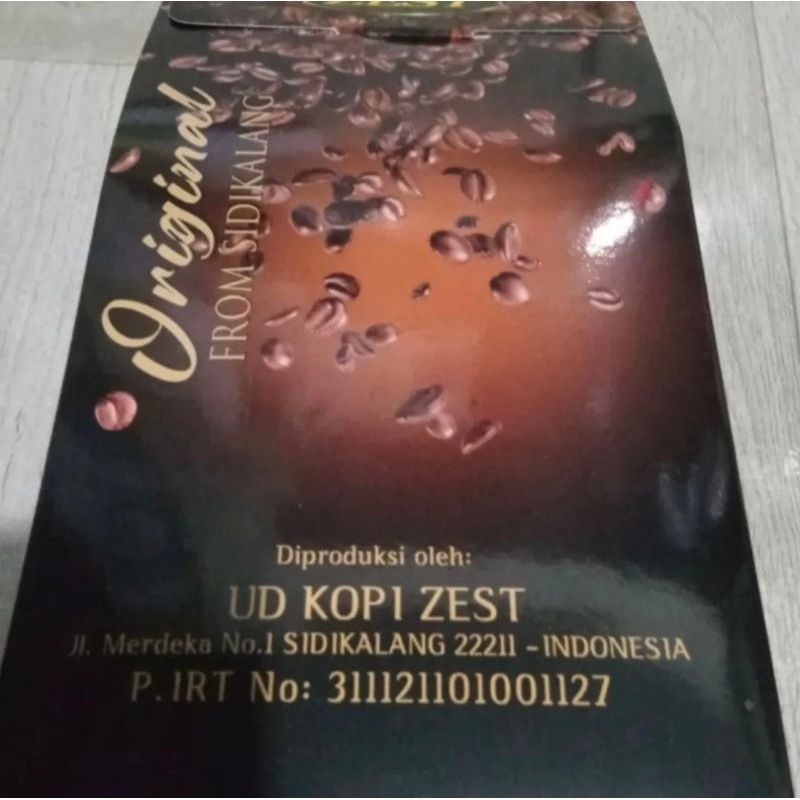 

Kopi Zest Sidikalang Robusta Bubuk Halus 500gr