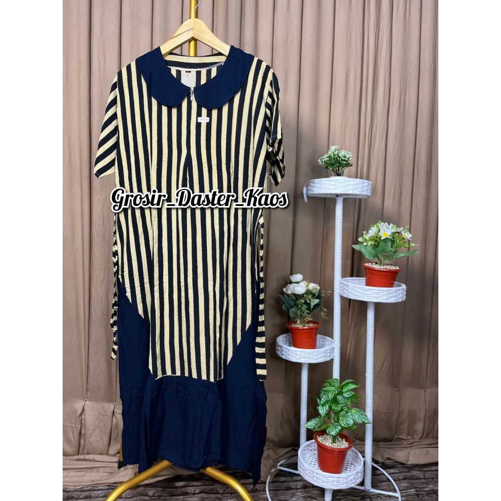 DASTER RUBI KOMBINASI SALUR BUSUI MIDI RESLETING BUSUI REMPEL BAHAN RAYON MOTIF MURAH TERJANGKAU Nya