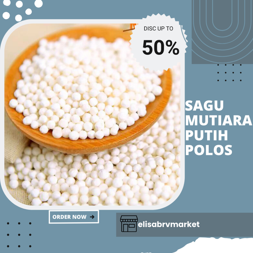 

SAGU MUTIARA PUTIH||UENAKKK SAGU MUTIARA PUTIH 500 GRAM|Sagu Mutiara PUTIH POLOS