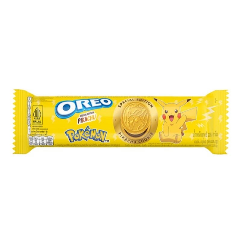 

OREO POKEMON Biskuit Sandwich Chocolate & Banana Cream 119,6 gram