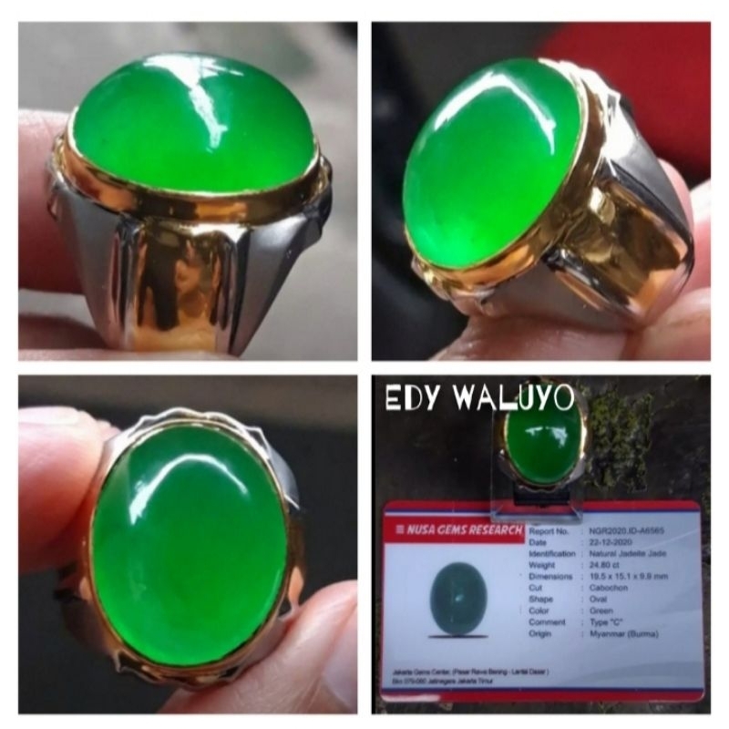 Natural  Giok Burma Kristal