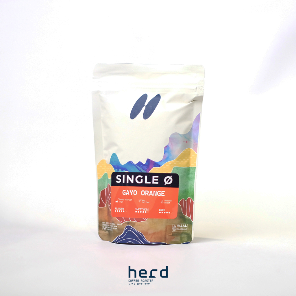 

Herd Coffee Roaster Kopi Arabika Gayo Orange 150 Gram Single Origin Filter