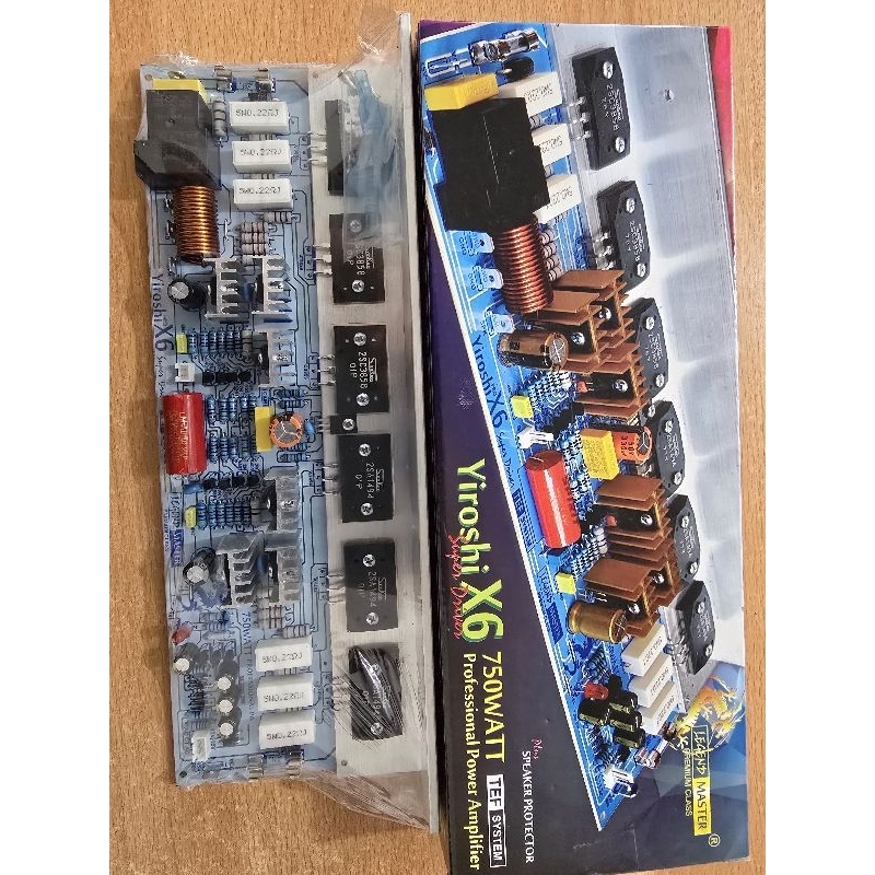 SUPER PROFESSIONAL POWER AMPLIFIER SUBWOOFER YIROSHI X6 750WATT TR SANKEN