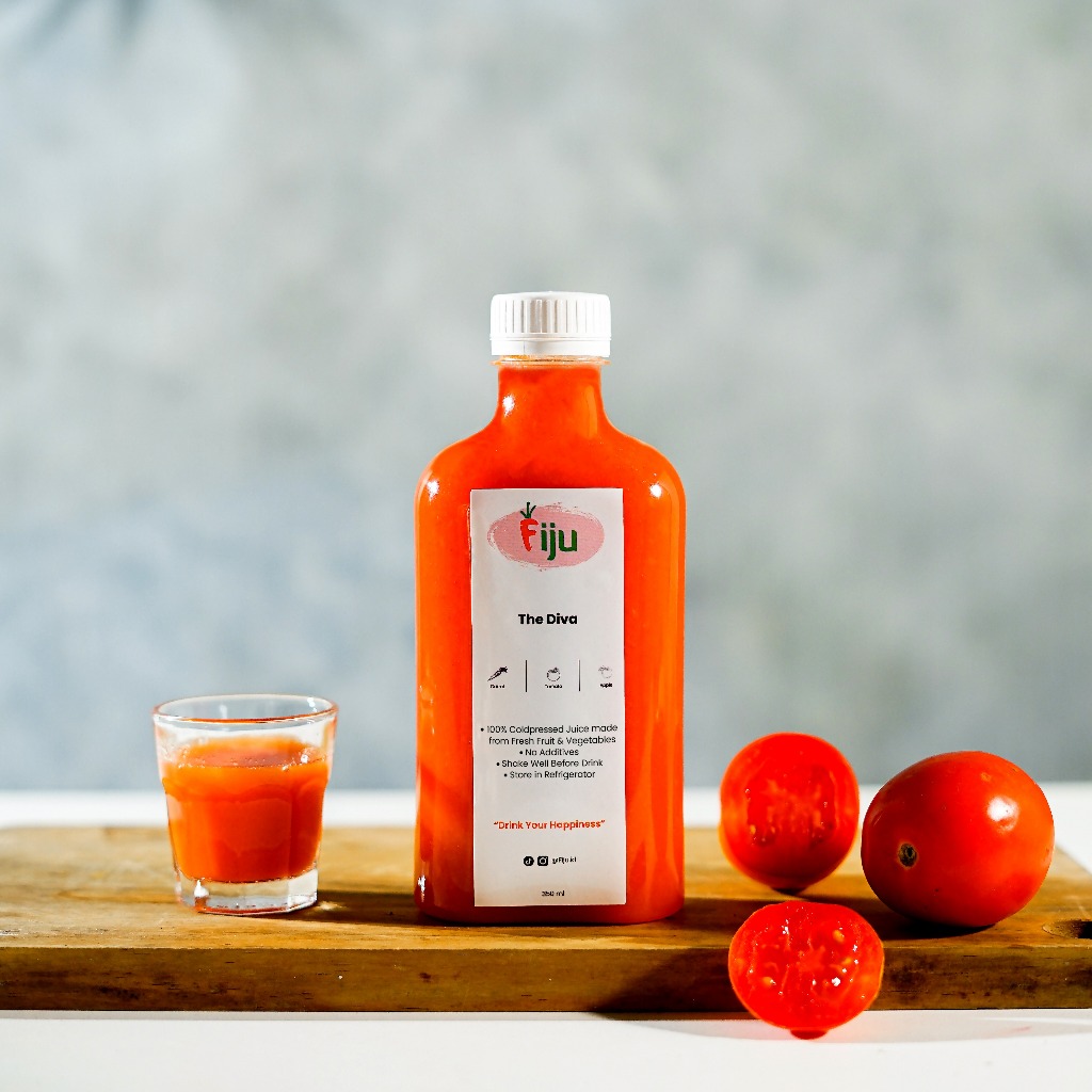 

Cold Pressed Juice Buah dan Sayur segar | The Diva (350ML) FIJU