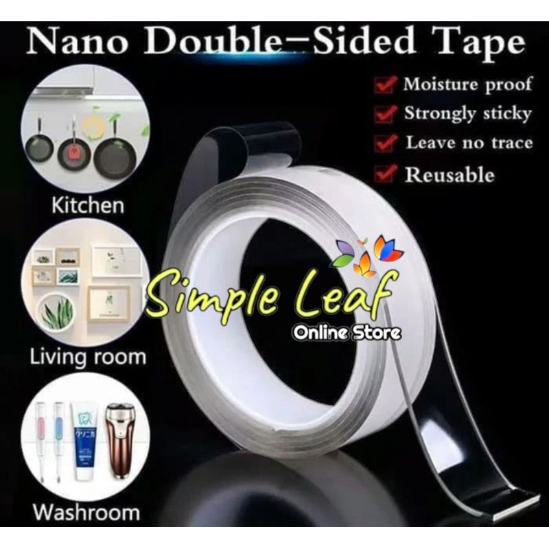 

Double Tape / Dobel Tip Bening Transparan
