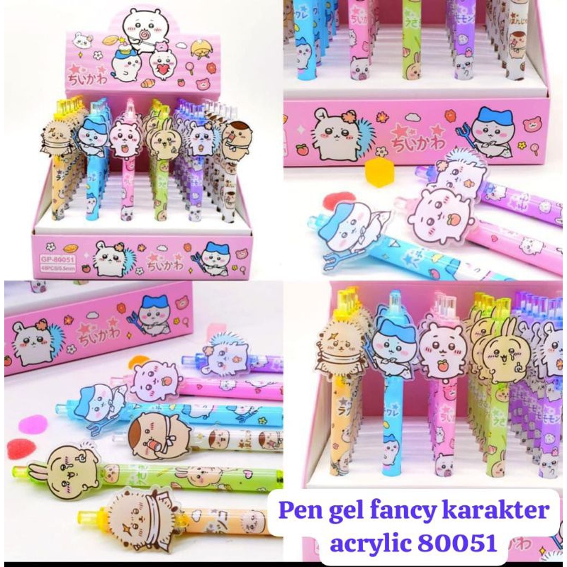 

Bolpoint Gel Fancy Karakter Acrylic 80051