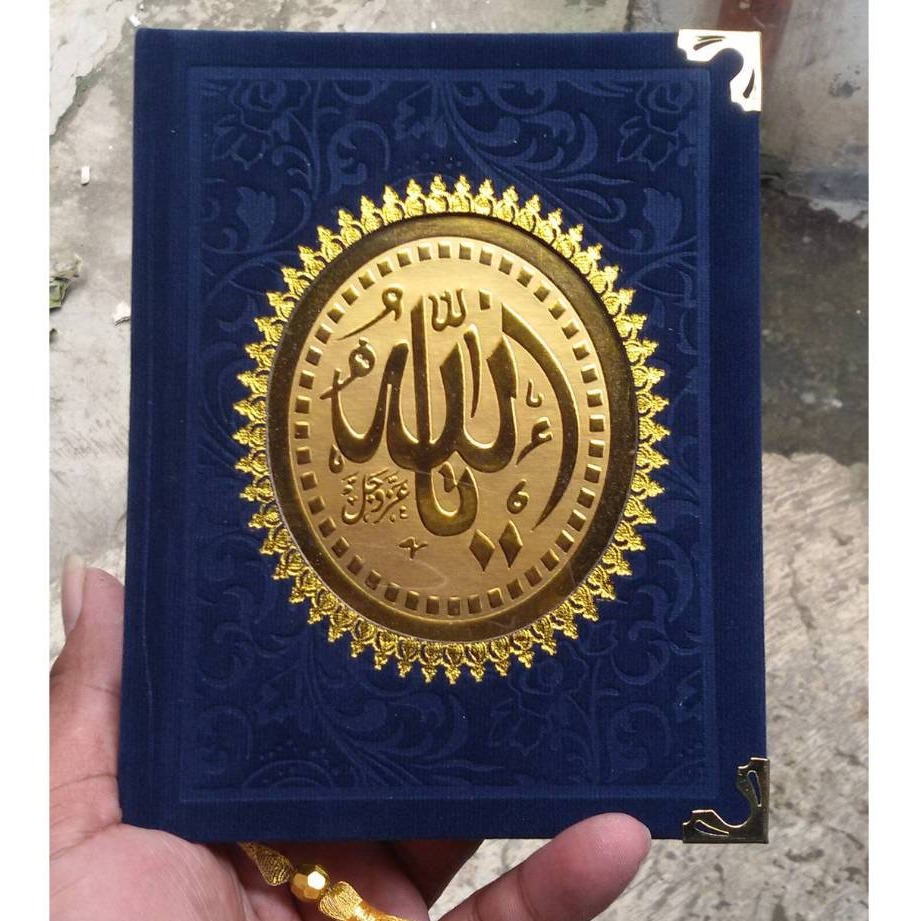 cetak buku yasin bahan bludru 224 halaman glosy jahit benang