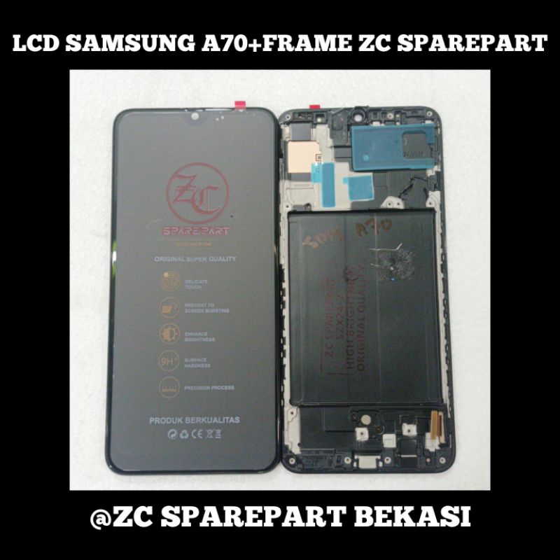 LCD + FRAME SAMSUNG A70 ZC SPAREPART