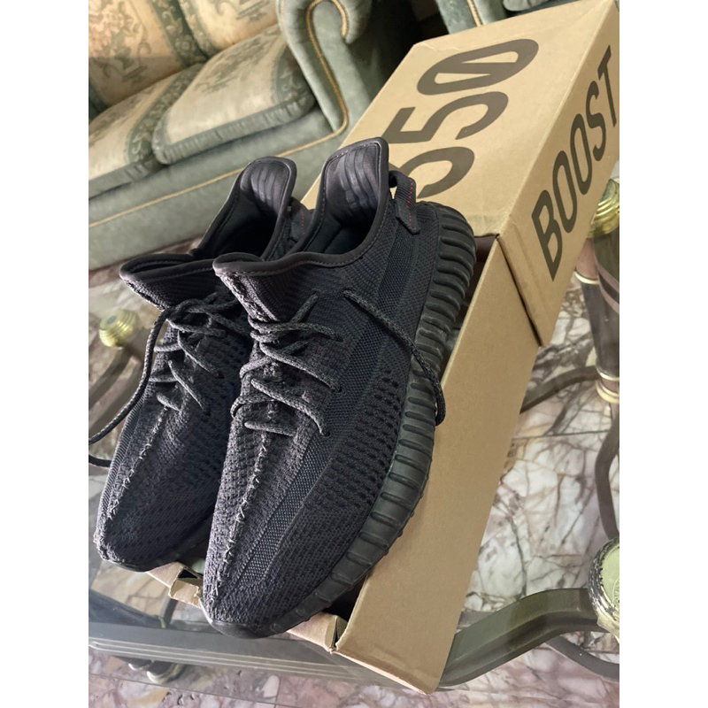 Adidas Yeezy 350 Boost V2 Black Onyx 2022 Allblack Tripleblack