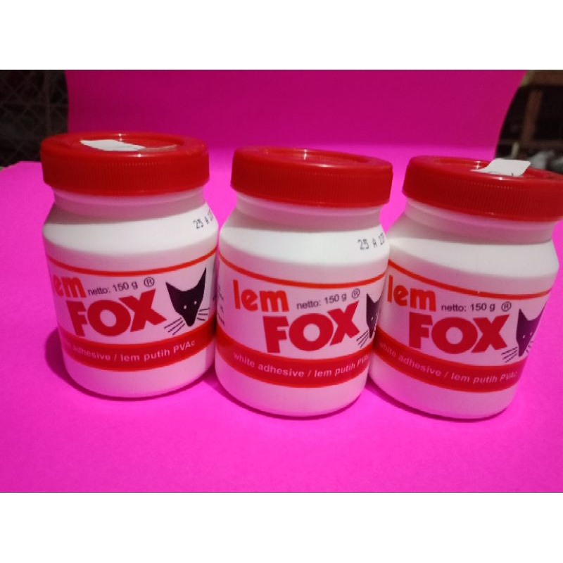 

lem fox putih botol 150gr 1botol