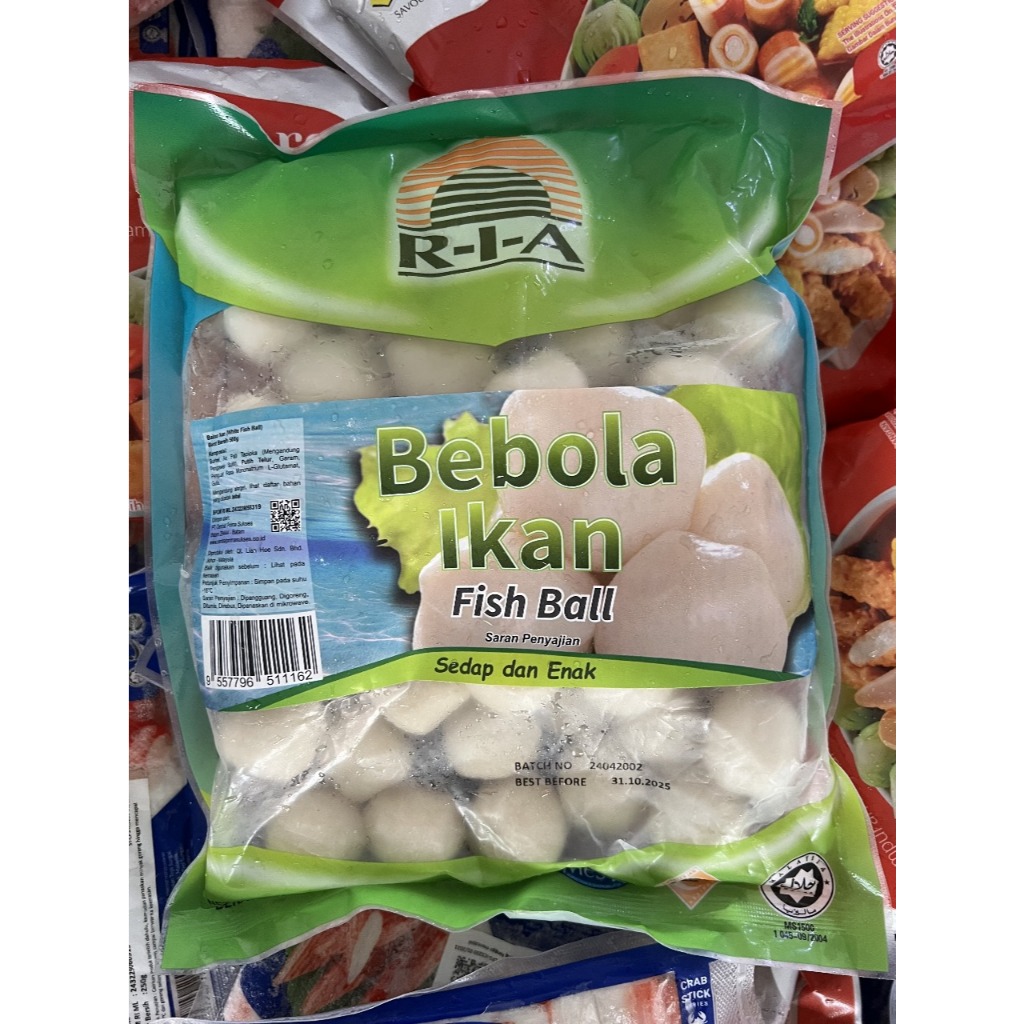 

Ria fish ball 500gr bakso steamboat terlengkap Daging Batam Frozen Mart