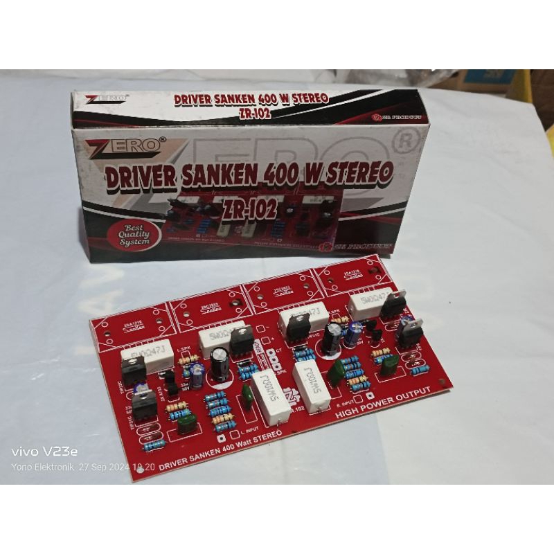 Driver 400 watt Stereo ZR-102 Driver sangken 400 watt