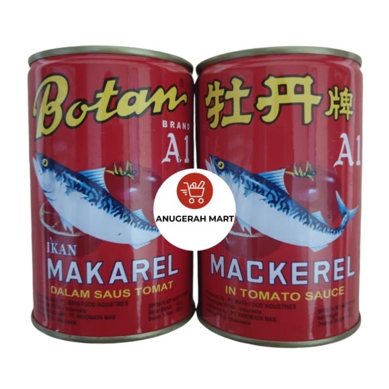

Botan Mackerel in Tomato Sauce 425gr / Ikan Makarel dalam saus tomat