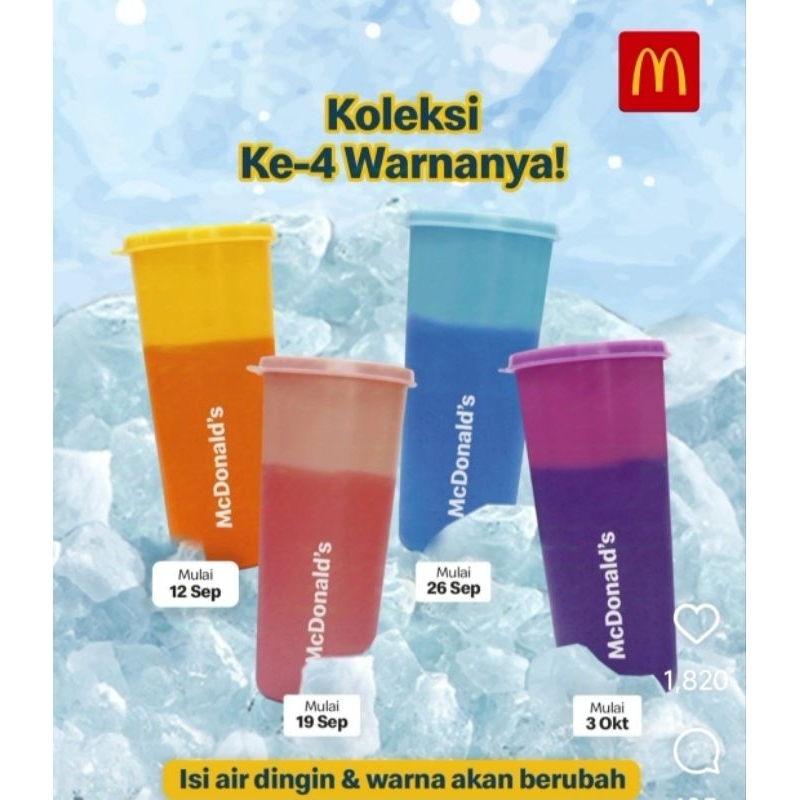 Color changing tumbler Mcd
