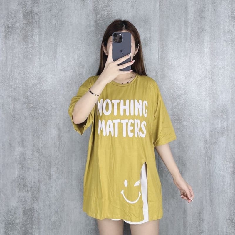 Kaos oversize nothing matters