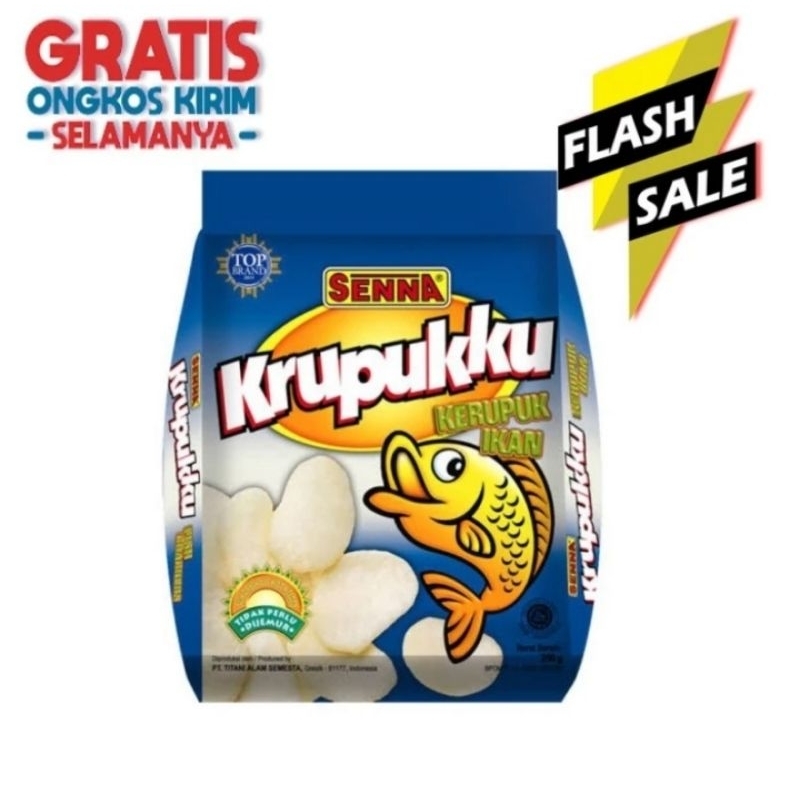 

Senna Krupukku Kerupuk Ikan 250 gr / Kerupuk Ikan Senna Krupukku 250 gr