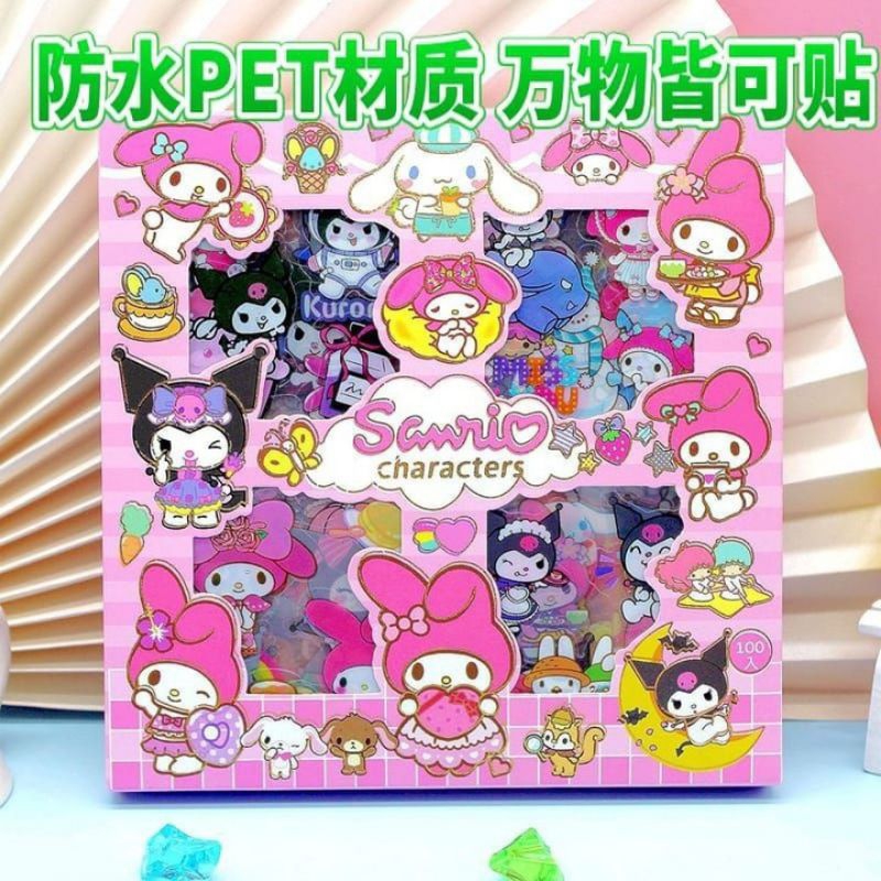 

Stiker Sanrio Sticker Momo Isi 100Lembar Stiker Lucu Anti Air Hiasan Handbook
