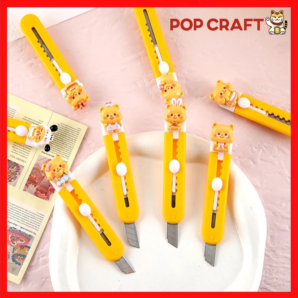 

PC Cutter Cat Paw Mini Cutter Aesthetic Pisau Pemotong Kertas Cutter Unboxing Paket Sekolah - AT03