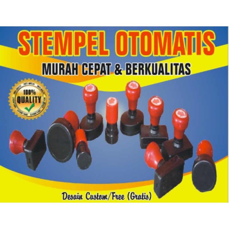 

STEMPEL OTOMATIS CUSTOM SIAP KIRIM