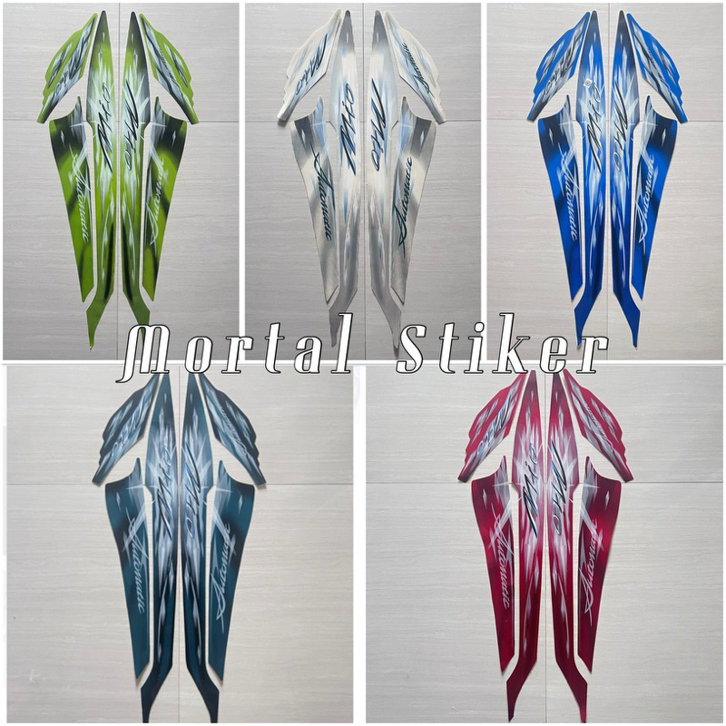 Stiker striping lis les body motor mio smile 2009 2010 mio sporty