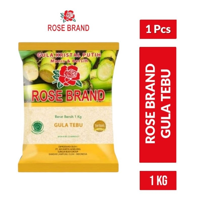 

ROSE BRAND Gula Tebu 1Kg / Gula Pasir Rose Brand Kuning 1Kg