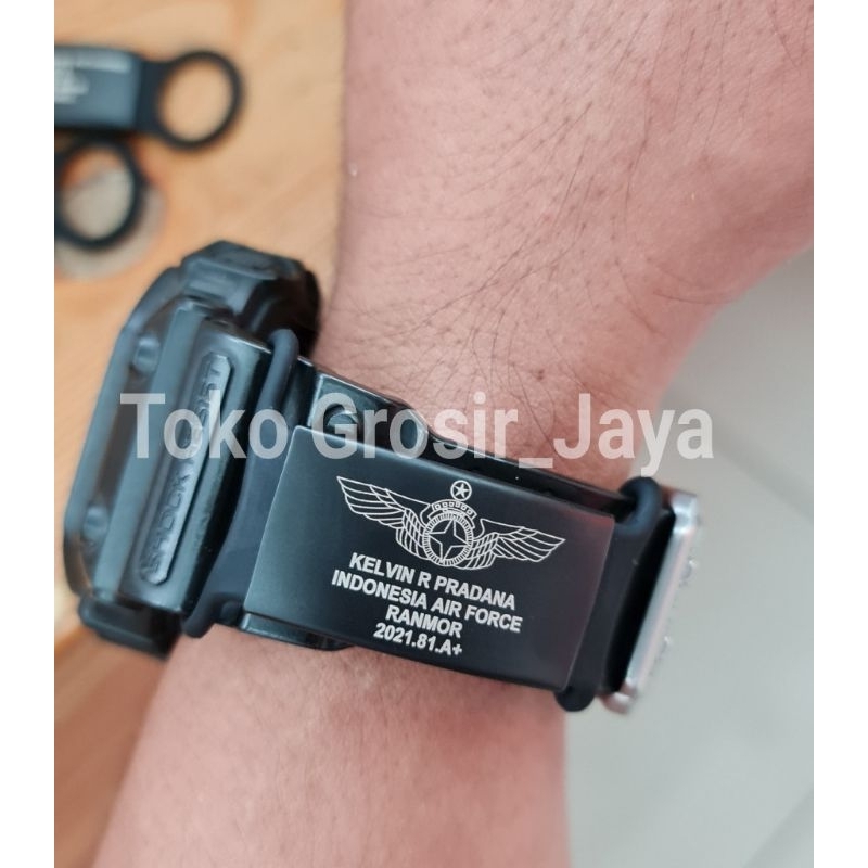 Tag Id Watch / ID Tag Patriot Custom Ukir Logo / Penanda Bisa Request Ukir Nama/Logo Tulisan Sendiri