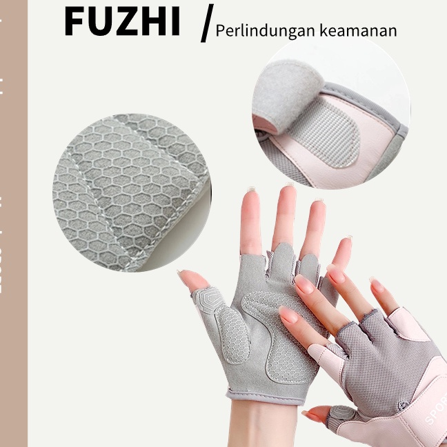 Ekstra Sarung Tangan Gym WanitaSarung Tangan Sepeda Sarung Tangan GymSarung Tangan Fingerless