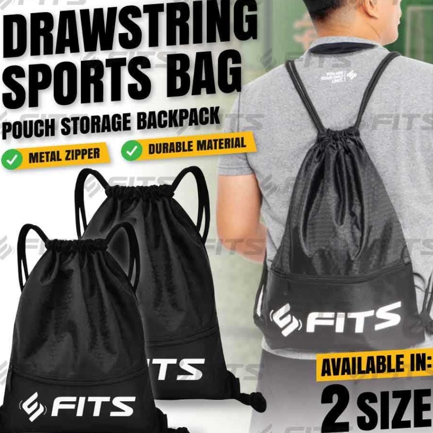 Spesial FITS Drawstring Sports Bag  Pouch Storage Backpack