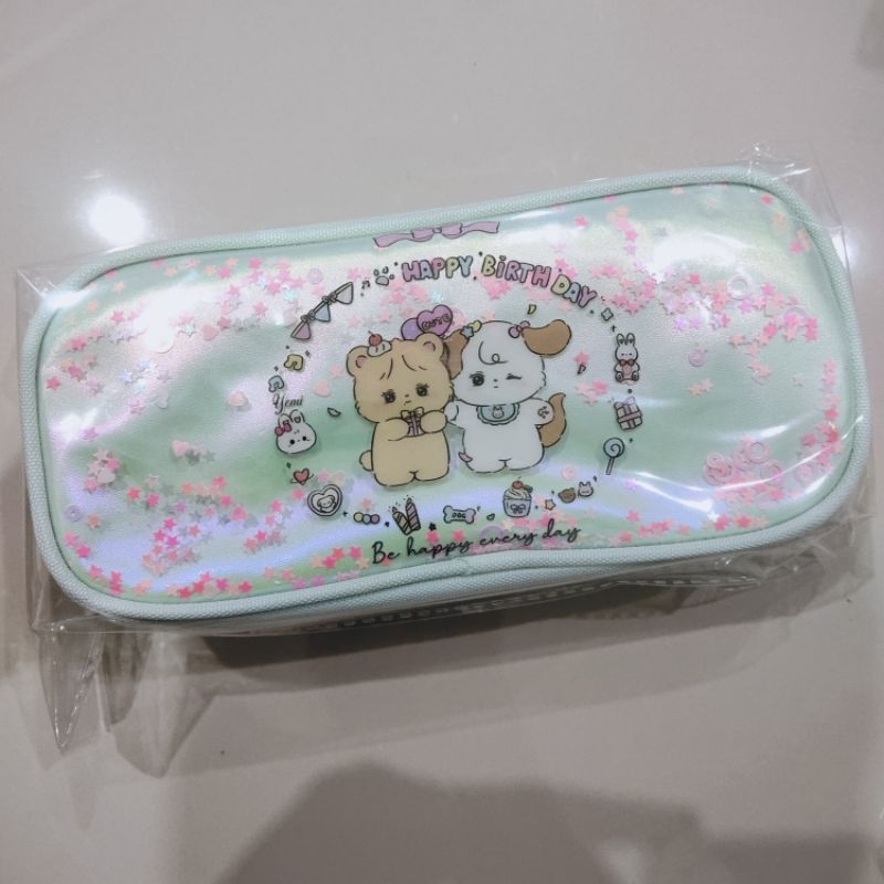 

[COD] Kotak Pensil Glitter Lucu Motif Cat Rabbit