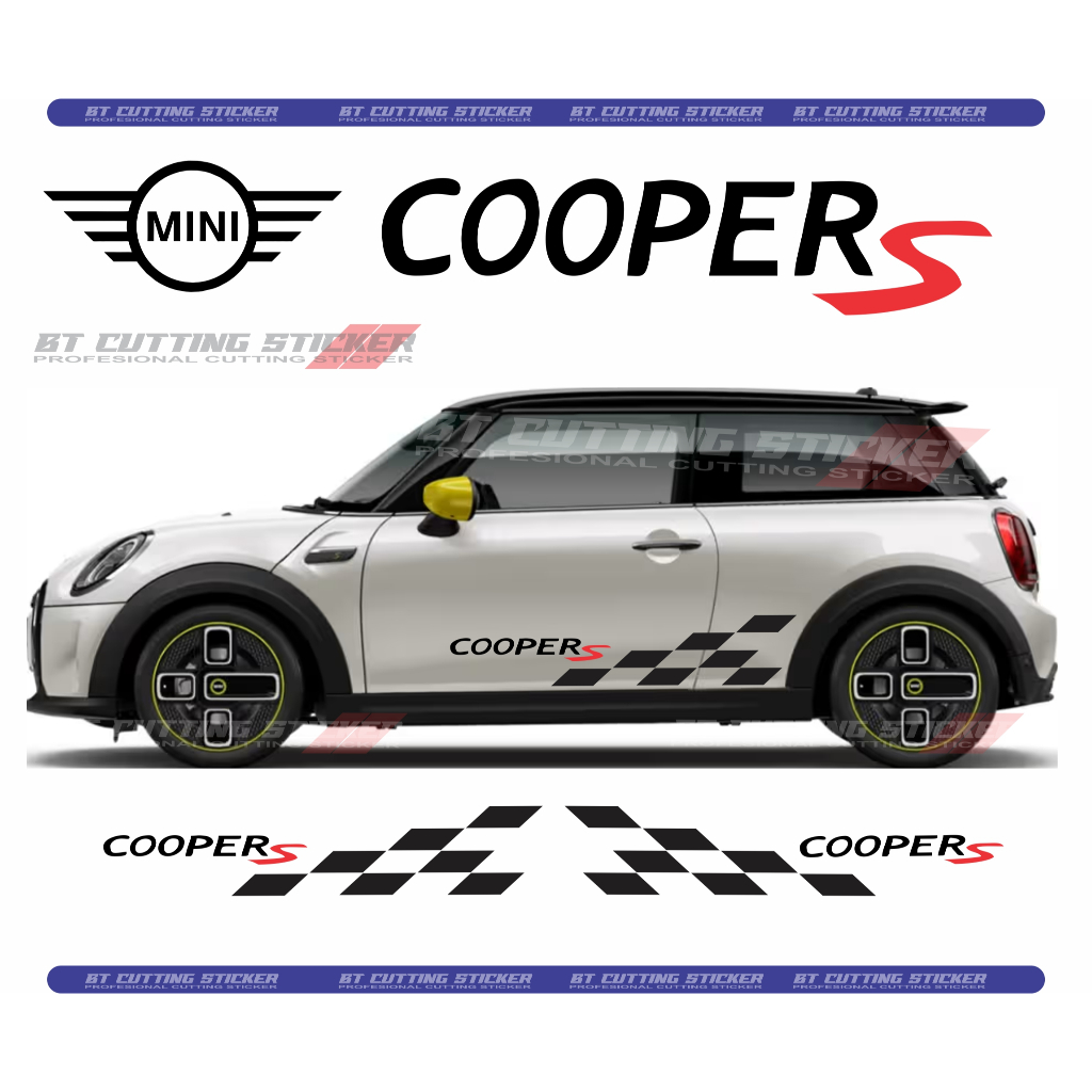 MN7 Sticker stiker mobil mini cooper stiker mini cooper sticker cutting sticker mobil